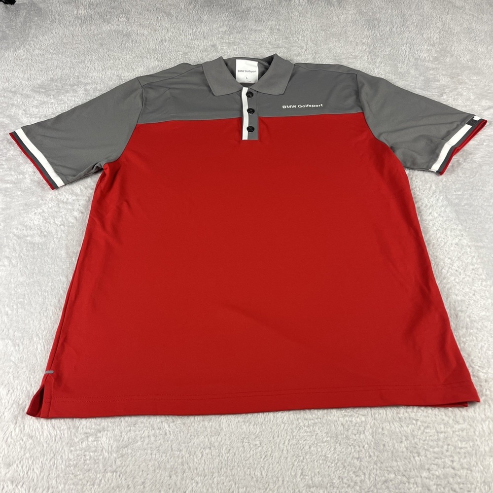 BMW Golfsport Collection Polo Shirt Short Sleeve 2019 International Open Large